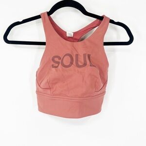 Lululemon Soul Wunder Train Longline Bra Fade Medium Support C/D Cup